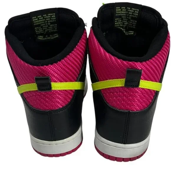 NIKE Dunk High "London" Fireberry Volt Shoes Mens Sneakers - Picture 2 of 13